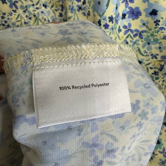 SummerSalt The All Dressed Up Button Up Blouse Floral Smock Collar Cuff 2XL - Picture 12 of 13